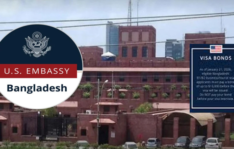 এবার ভিসা নিয়ে ঢাকায় মার্কিন দূতাবাসের বার্তা