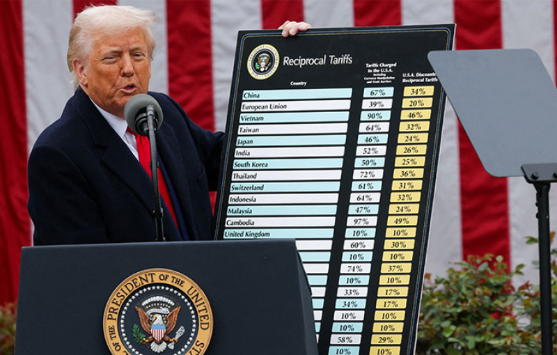 সব দেশের ওপর নতুন ১০ শতাংশ শুল্ক আরোপের ঘোষণা ট্রাম্পের